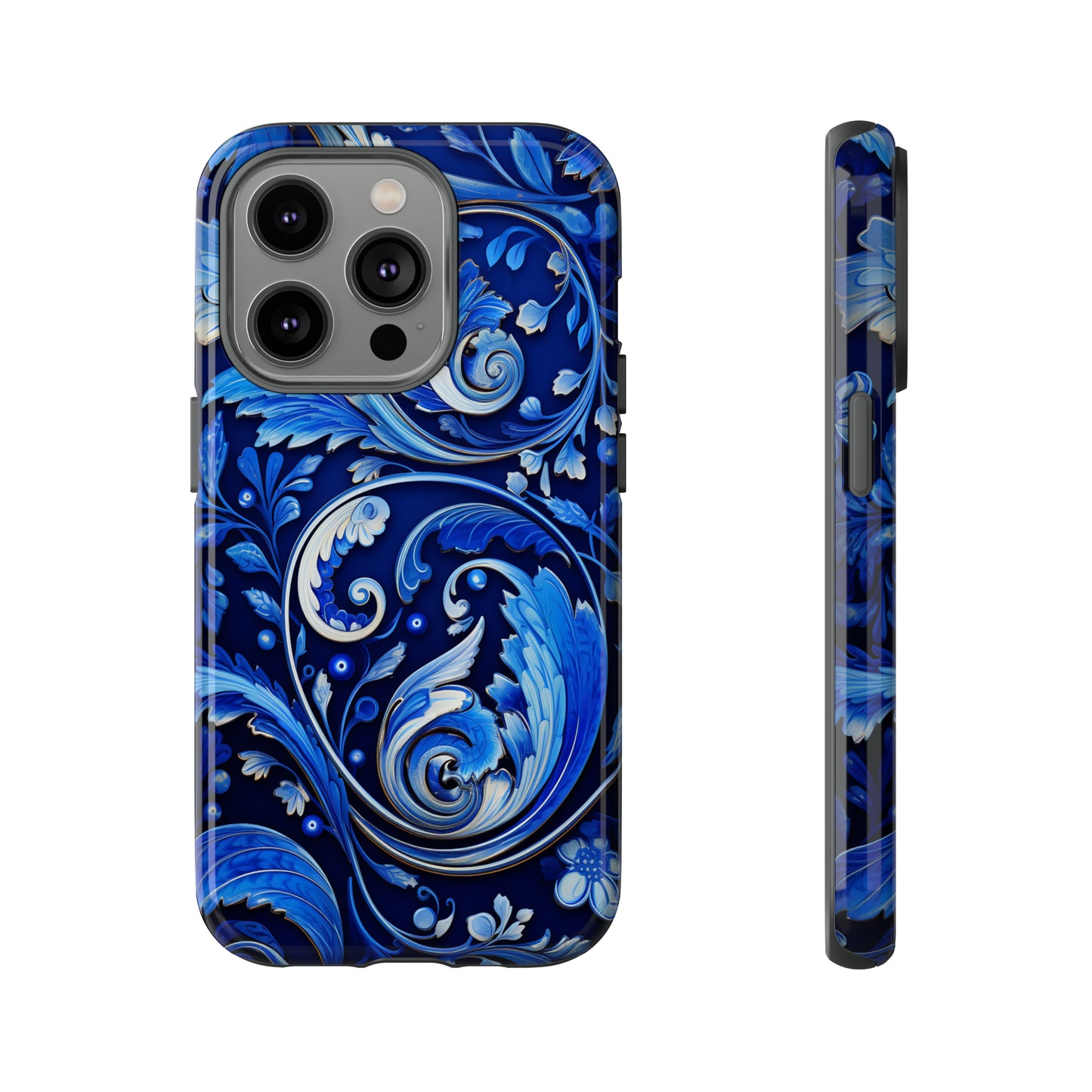 Royal Blue Paisley - Tough Cases