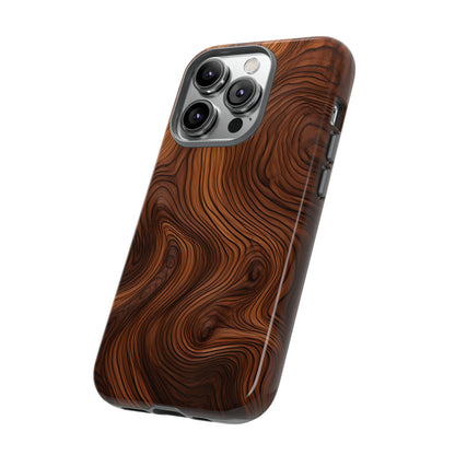 Walnut Pattern - Tough Cases | iPhone | Google Pixel | Samsung Galaxy