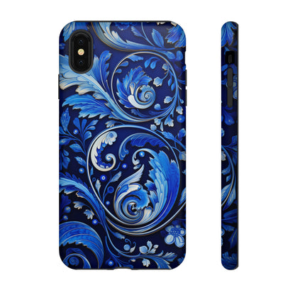 Royal Blue Paisley - Tough Cases