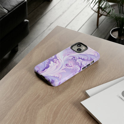 Pastel Lilac Paisley - Tough Cases