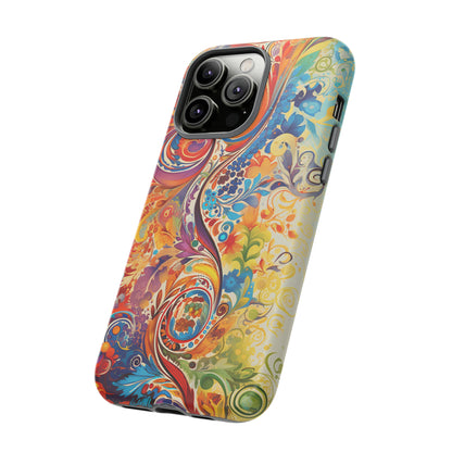 Rainbow Paisley - Tough Cases