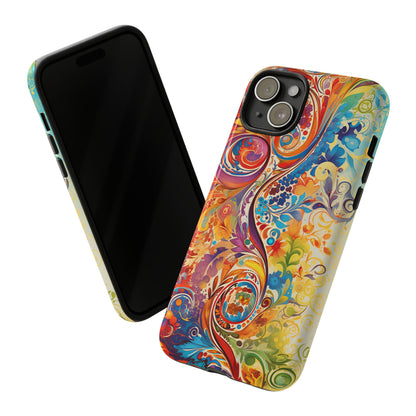 Rainbow Paisley - Tough Cases