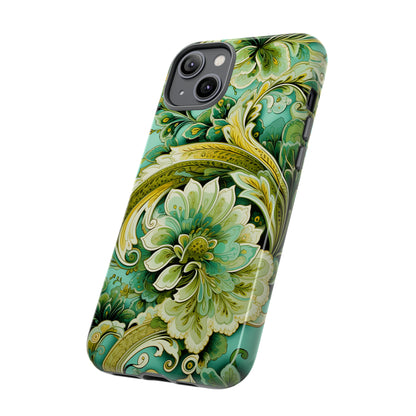 Pistachio with Gold Paisley - Tough Cases