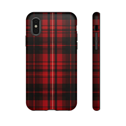 Cherry Red Tartan - Tough Cases