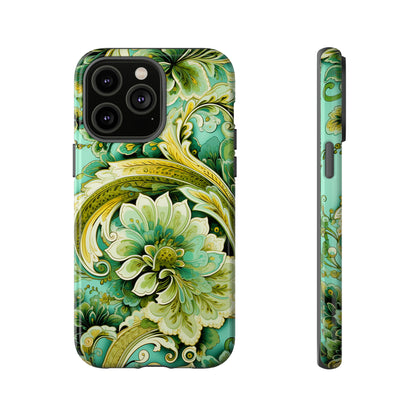 Pistachio with Gold Paisley - Tough Cases