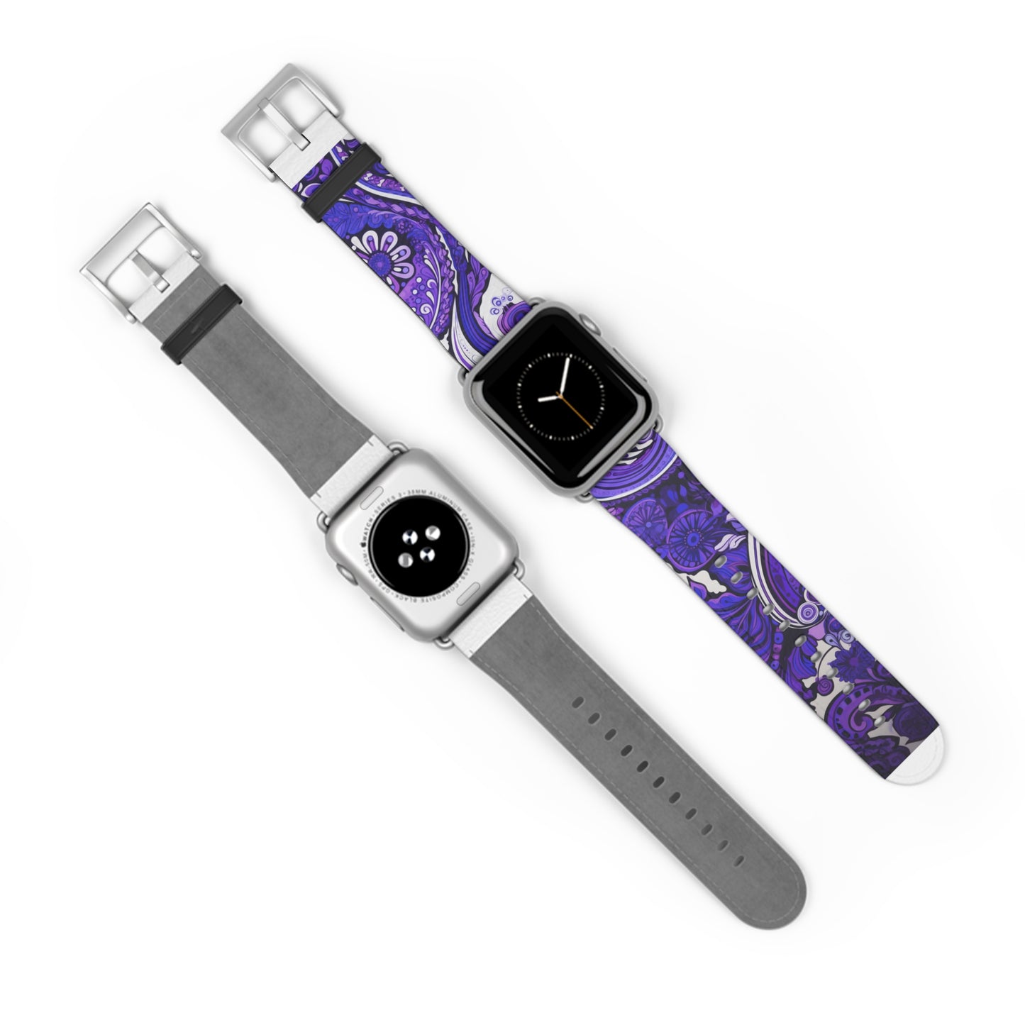 Apple Watch Strap - Purple Paisley