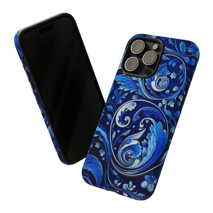 Royal Blue Paisley - Tough Cases