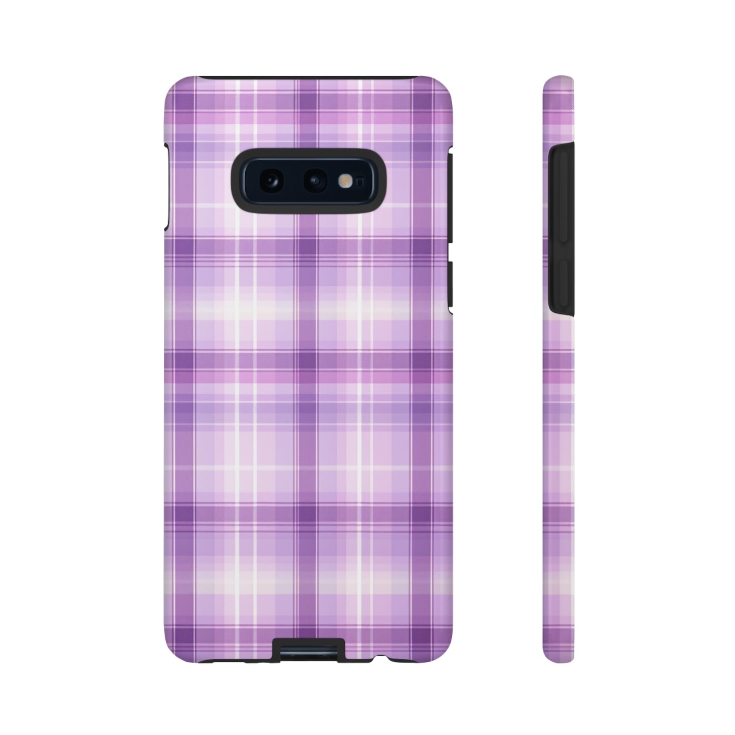 Pastel Lilac Tartan - Tough Cases