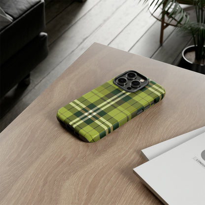 Pistachio Tartan - Tough Cases