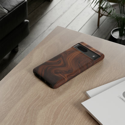 Walnut Pattern - Tough Cases | iPhone | Google Pixel | Samsung Galaxy