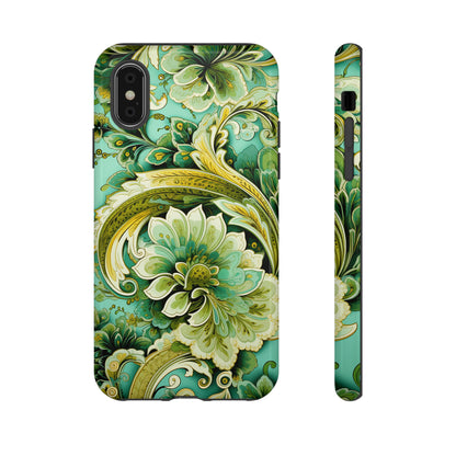 Pistachio with Gold Paisley - Tough Cases