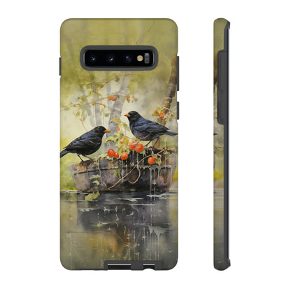 Blackbirds Watercolour - Tough Case