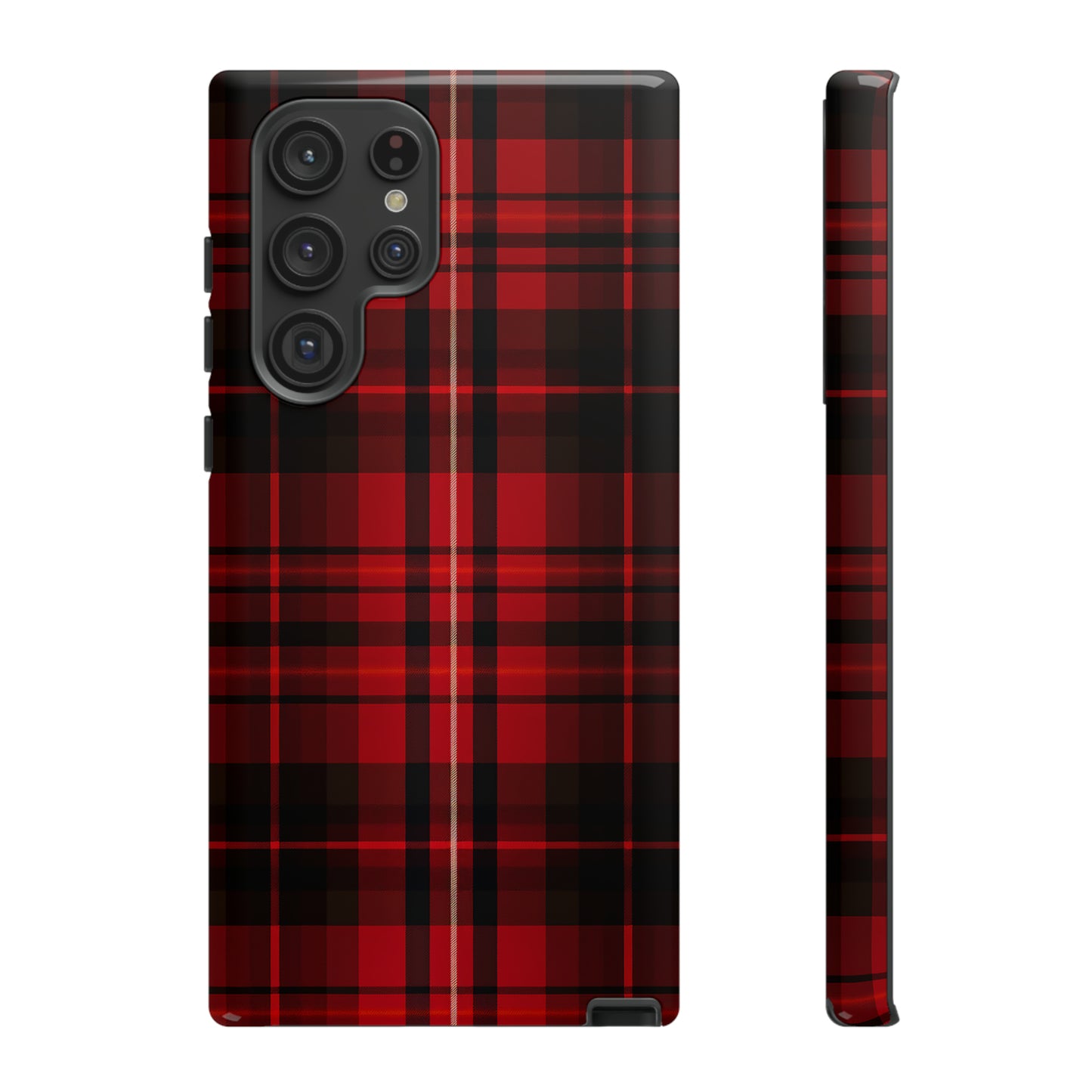 Cherry Red Tartan - Tough Cases