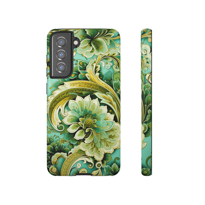 Pistachio with Gold Paisley - Tough Cases