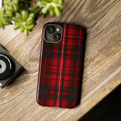 Cherry Red Tartan - Tough Cases