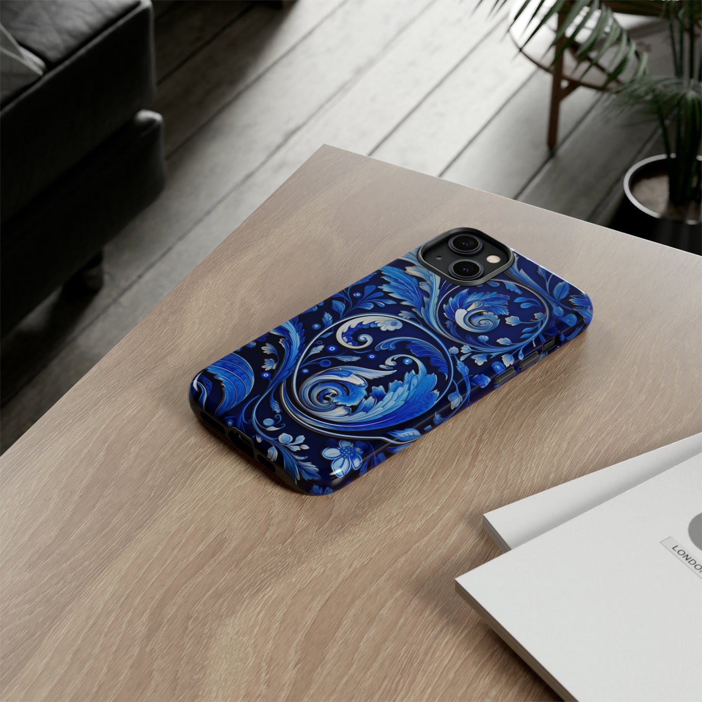 Royal Blue Paisley - Tough Cases