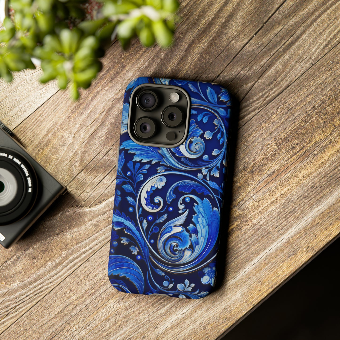 Royal Blue Paisley - Tough Cases