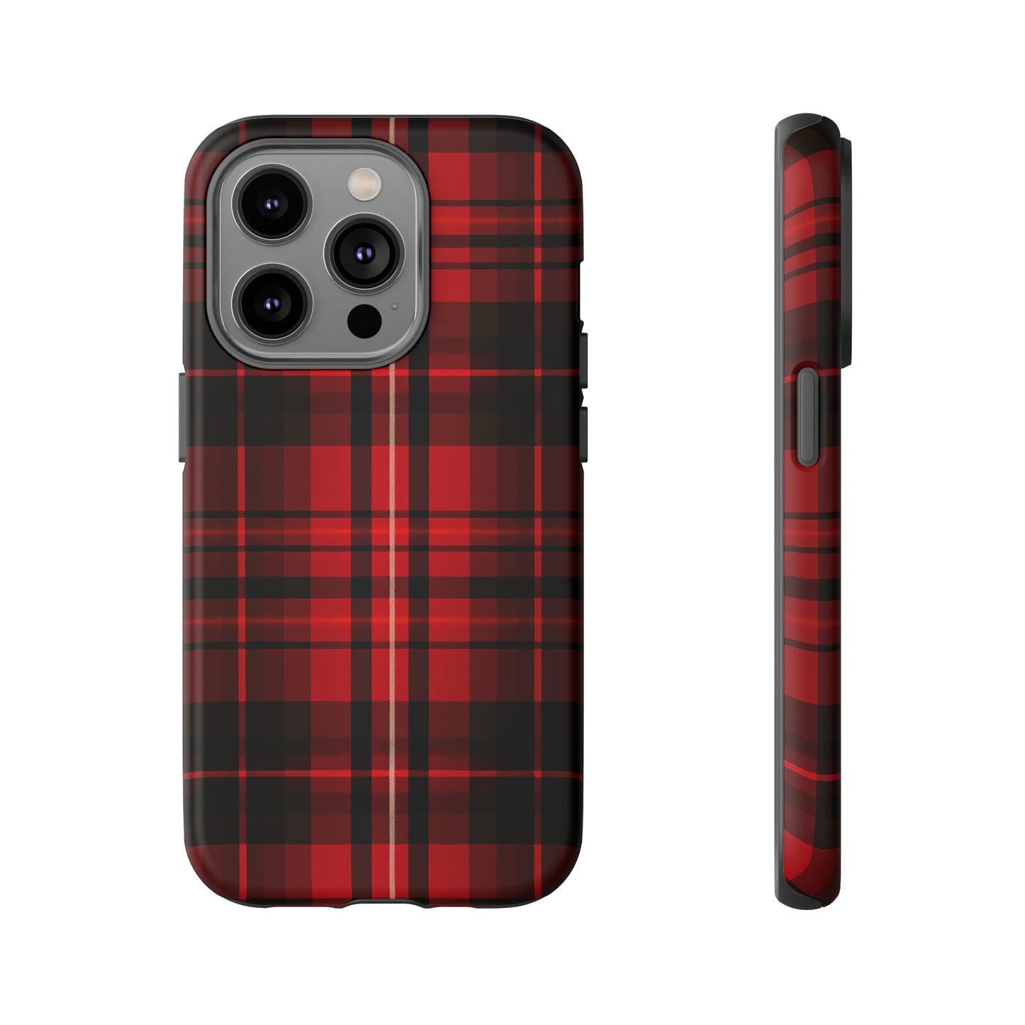 Cherry Red Tartan - Tough Cases