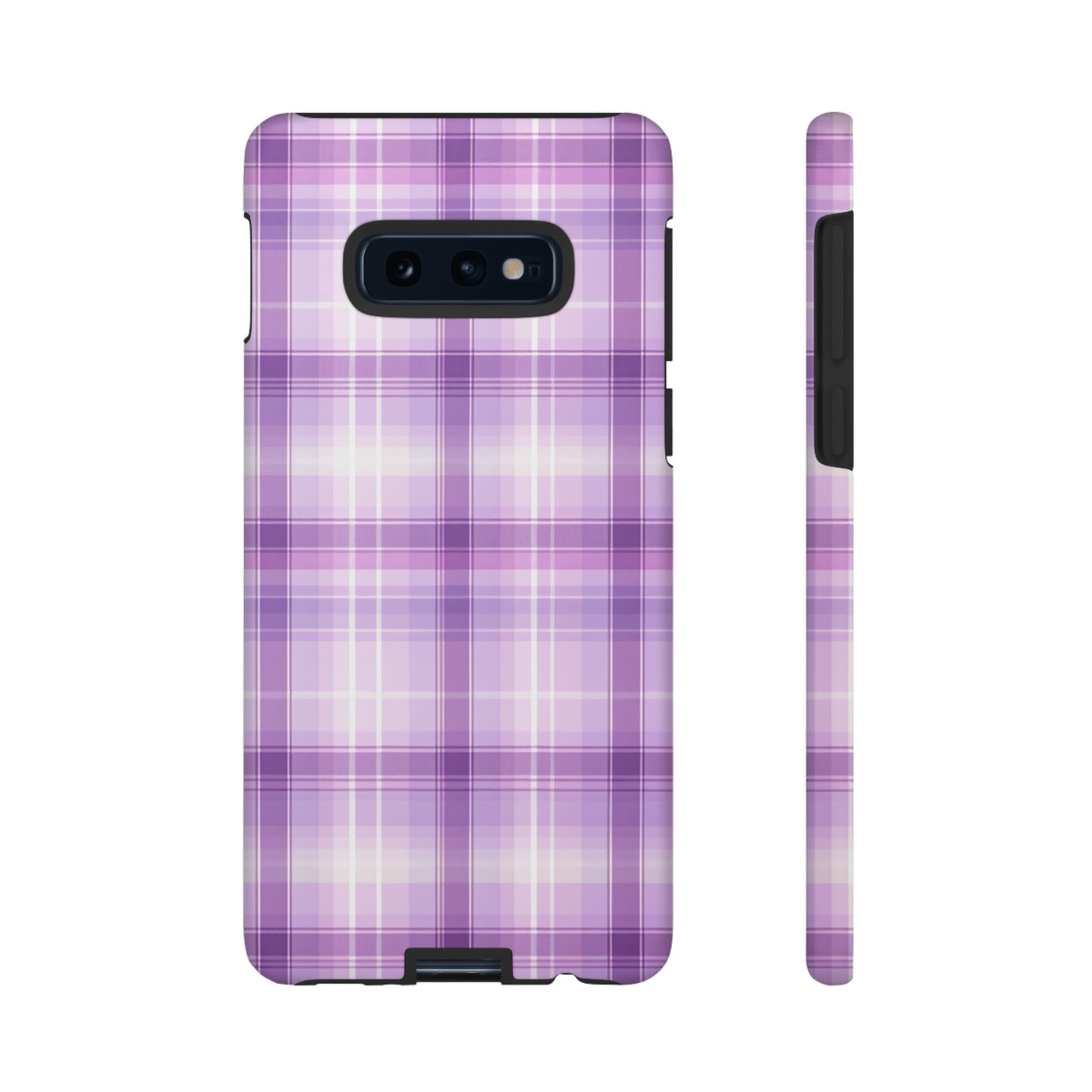 Pastel Lilac Tartan - Tough Cases