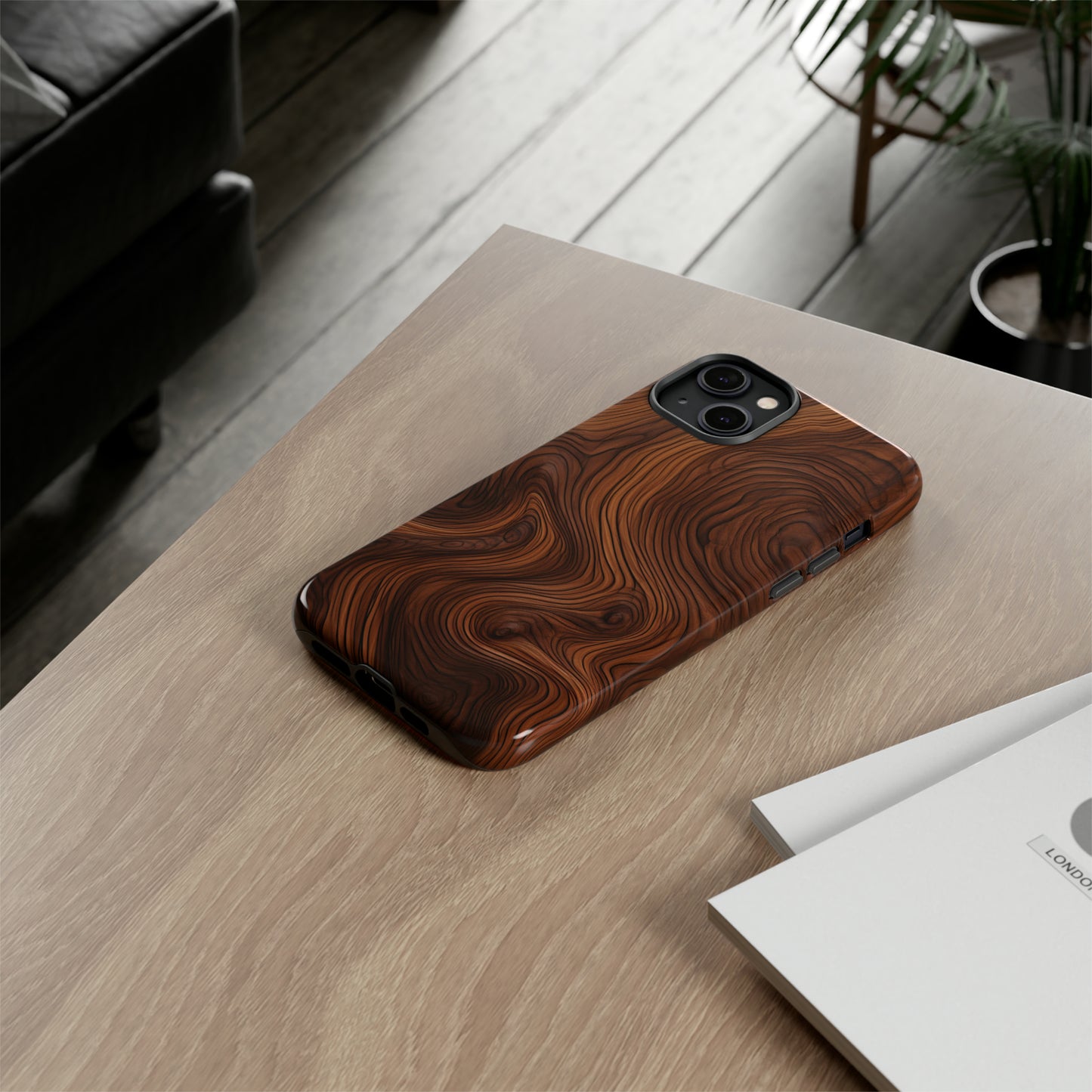 Walnut Pattern - Tough Cases | iPhone | Google Pixel | Samsung Galaxy