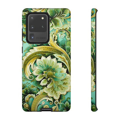 Pistachio with Gold Paisley - Tough Cases