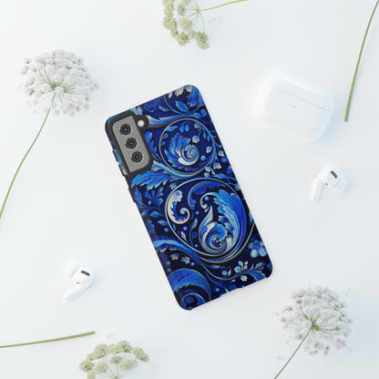 Royal Blue Paisley - Tough Cases