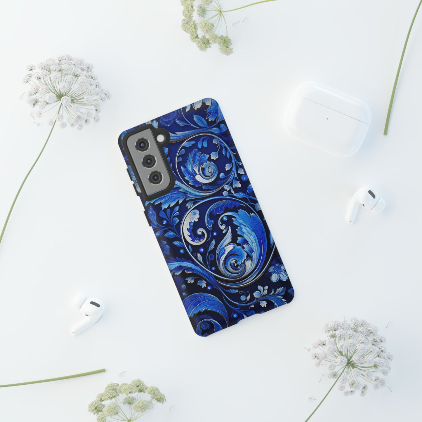 Royal Blue Paisley - Tough Cases