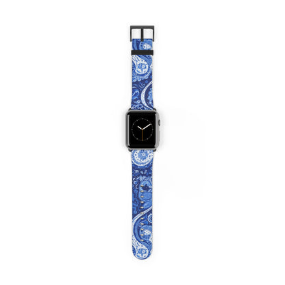 Apple Watch Strap - Blue Paisley