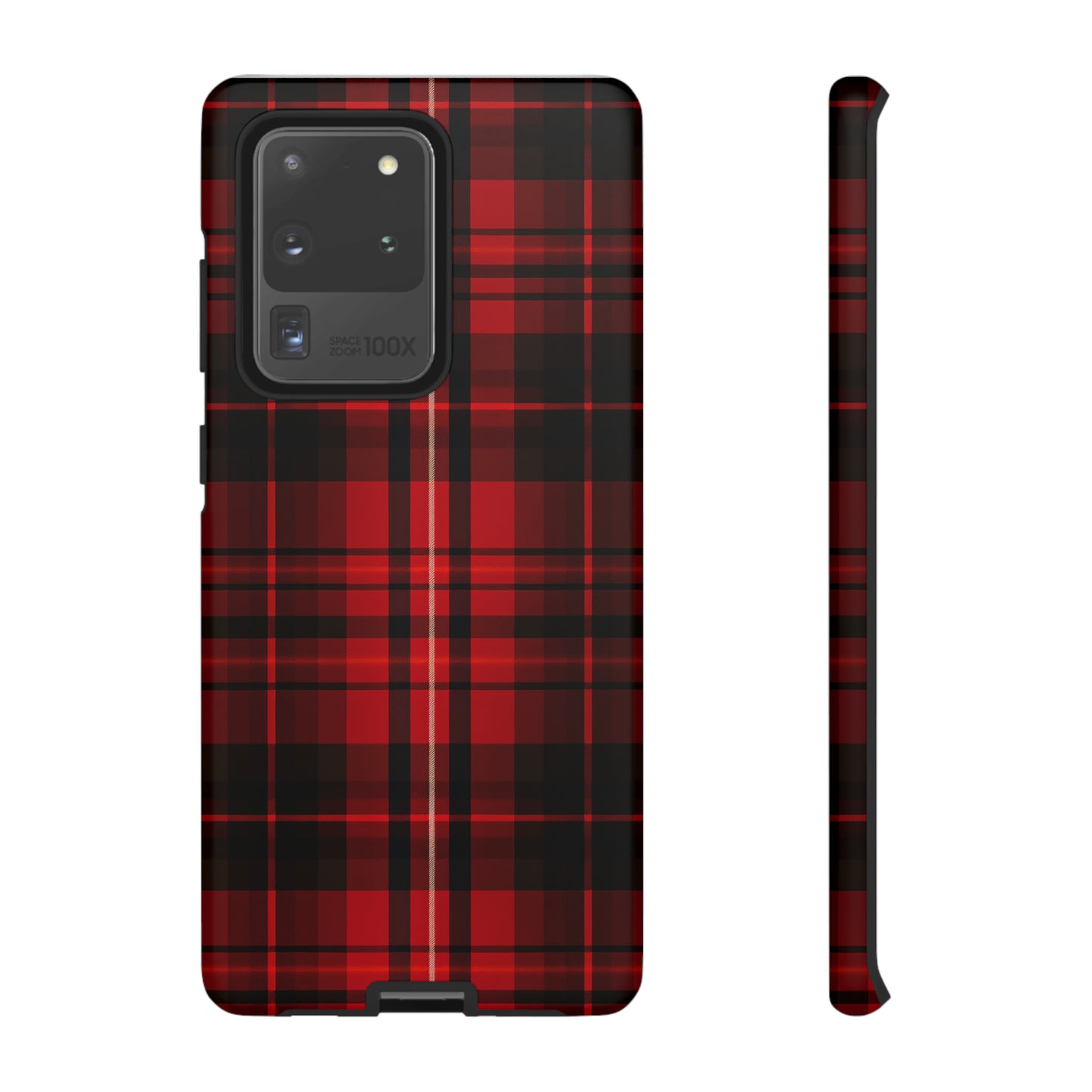 Cherry Red Tartan - Tough Cases