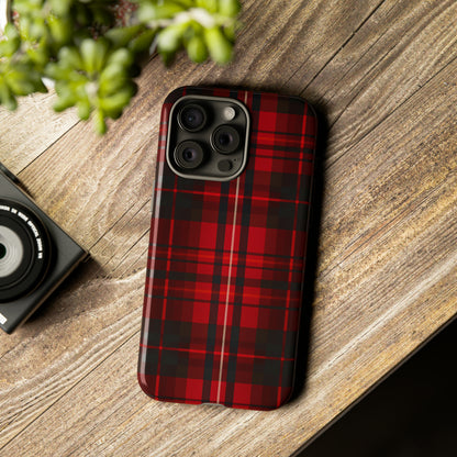 Cherry Red Tartan - Tough Cases