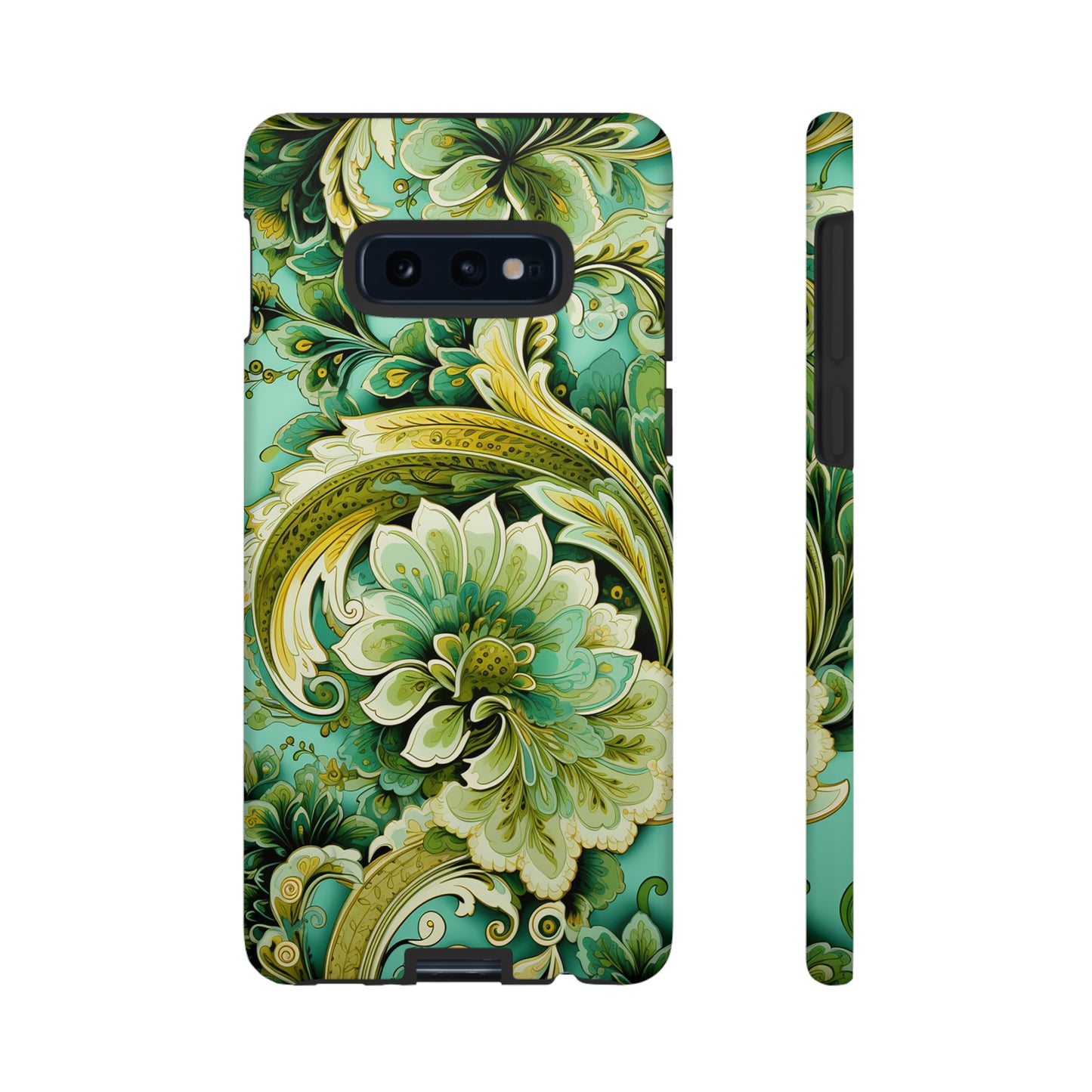 Pistachio with Gold Paisley - Tough Cases