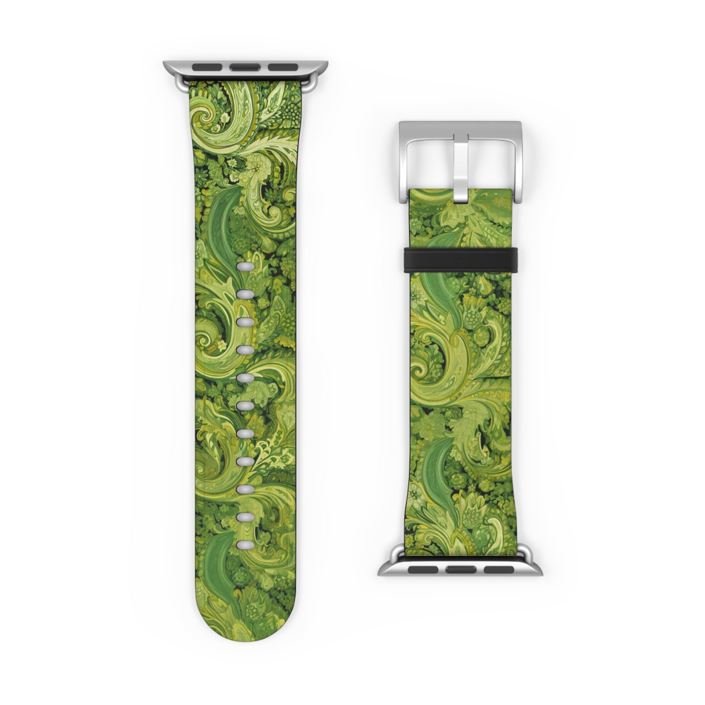 Apple Watch Strap - Pistachio Green Paisley