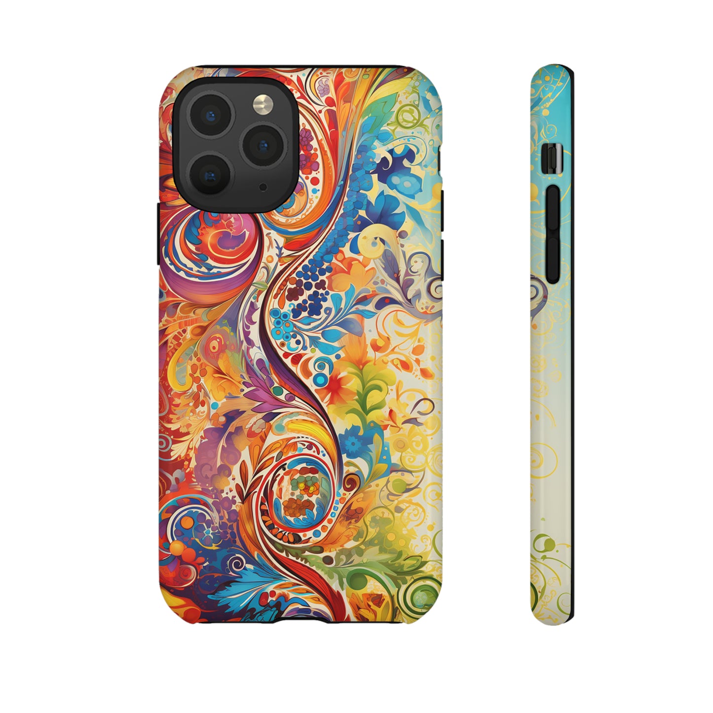 Rainbow Paisley - Tough Cases