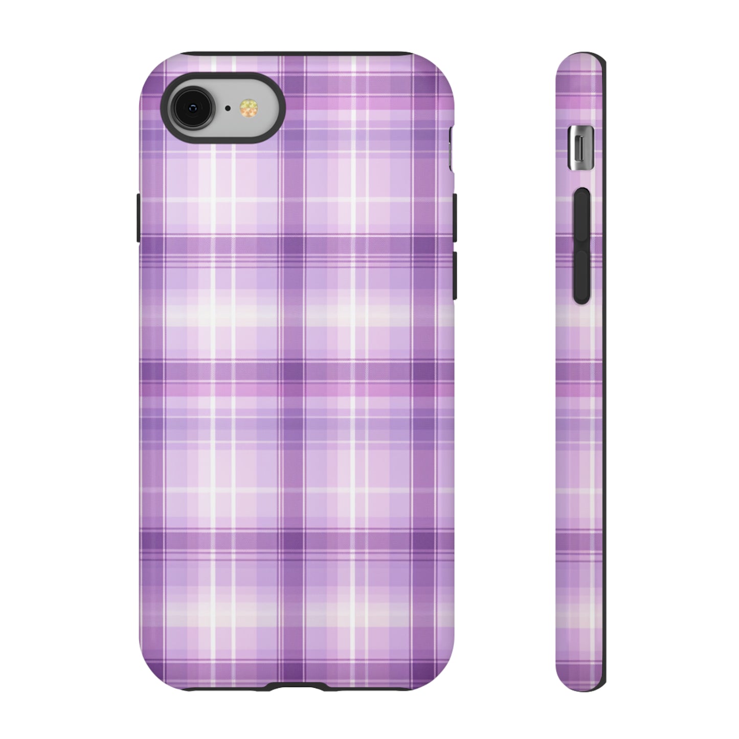 Pastel Lilac Tartan - Tough Cases