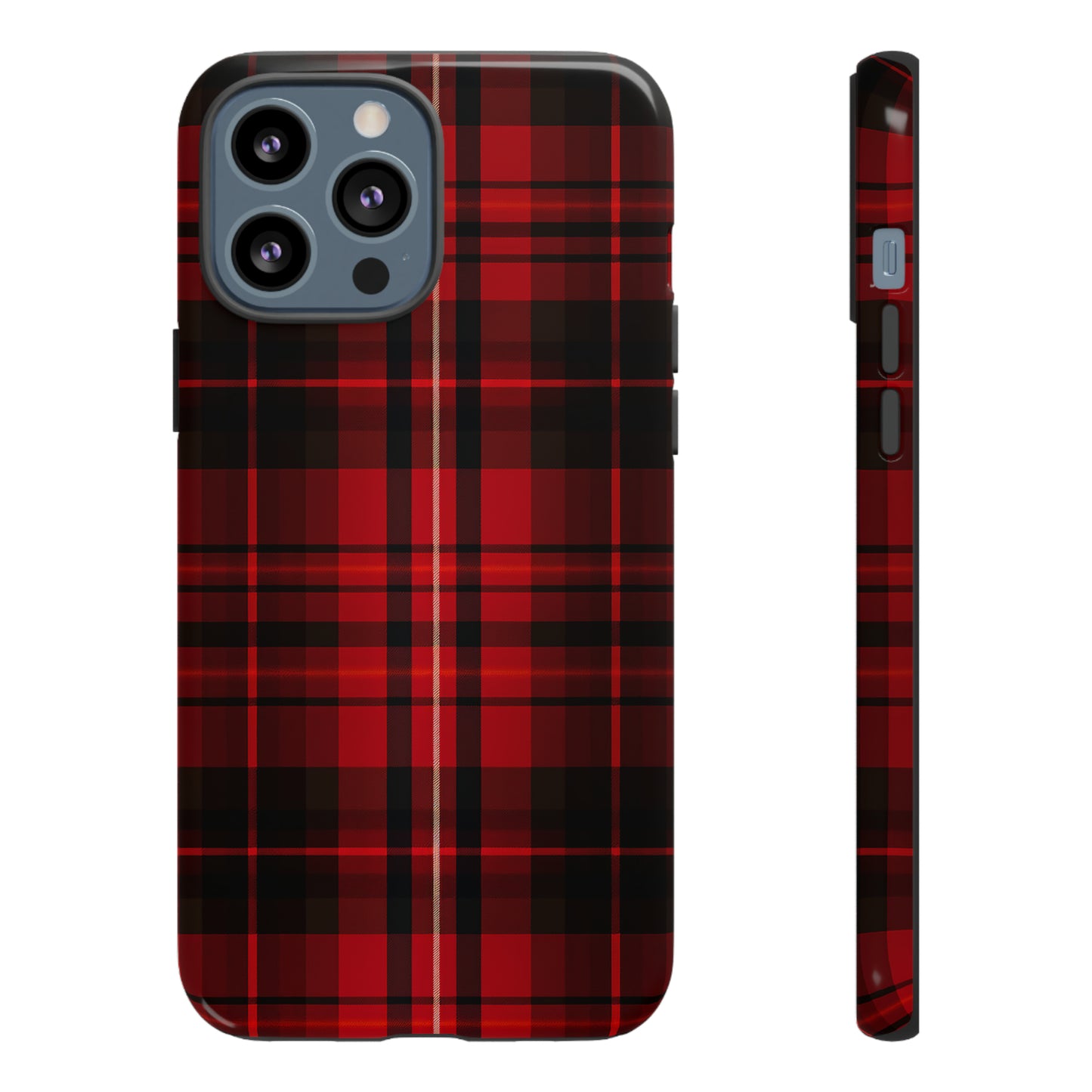 Cherry Red Tartan - Tough Cases