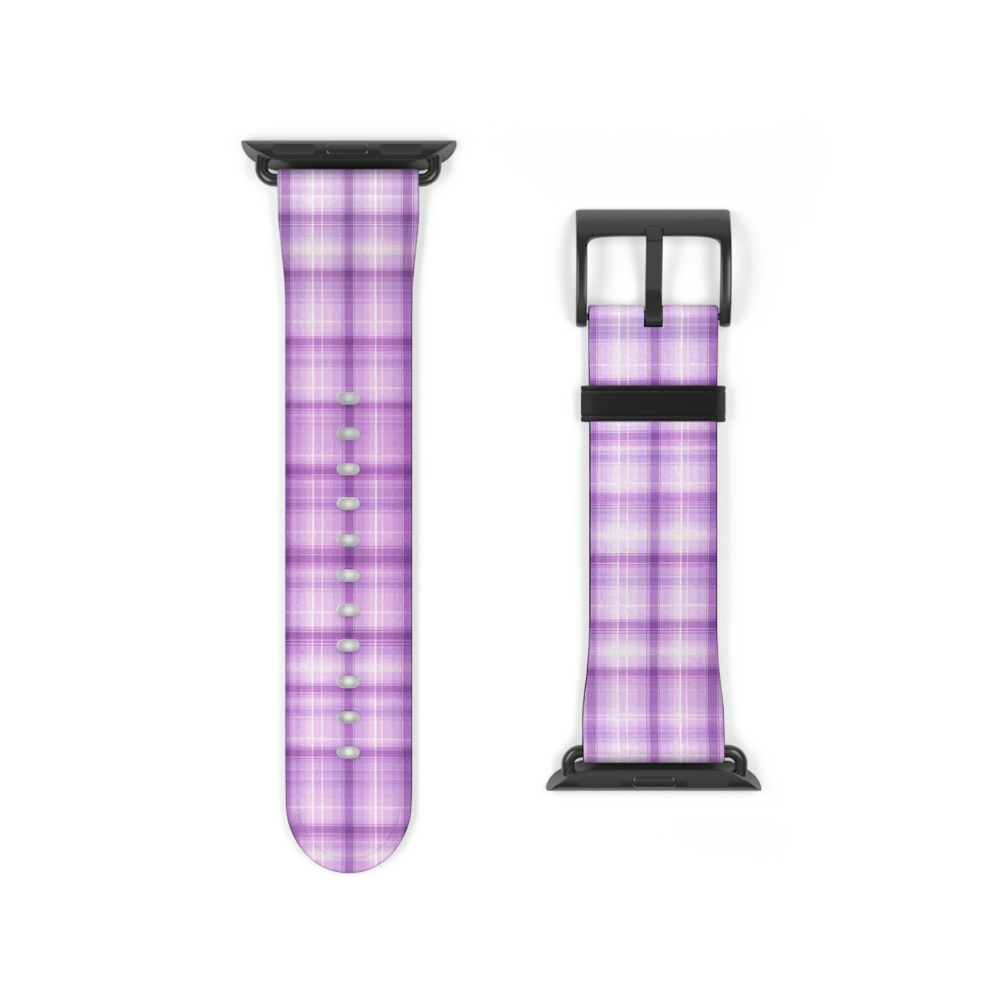 Apple Watch Strap - Pastel Lilac Tartan