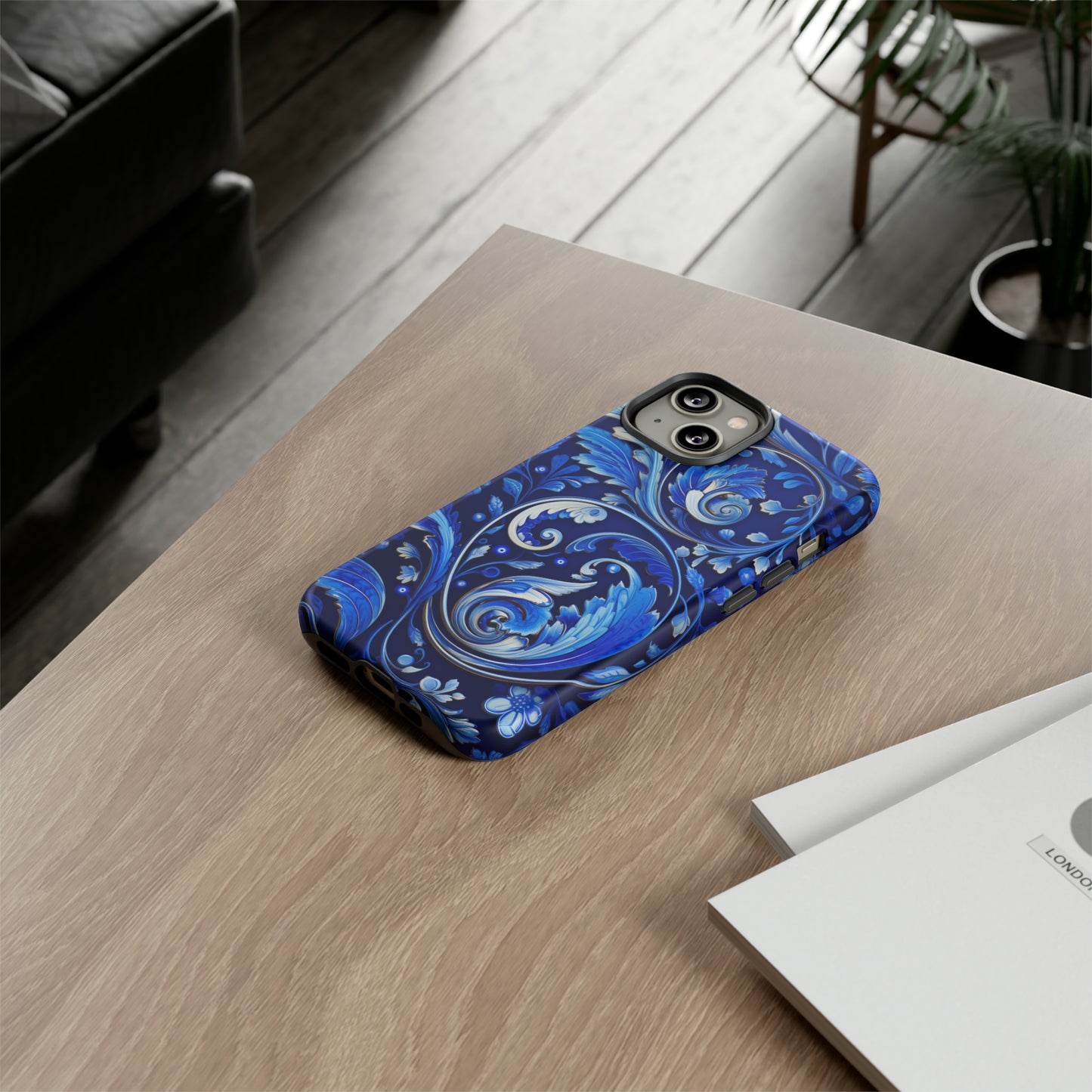 Royal Blue Paisley - Tough Cases