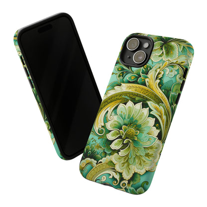 Pistachio with Gold Paisley - Tough Cases