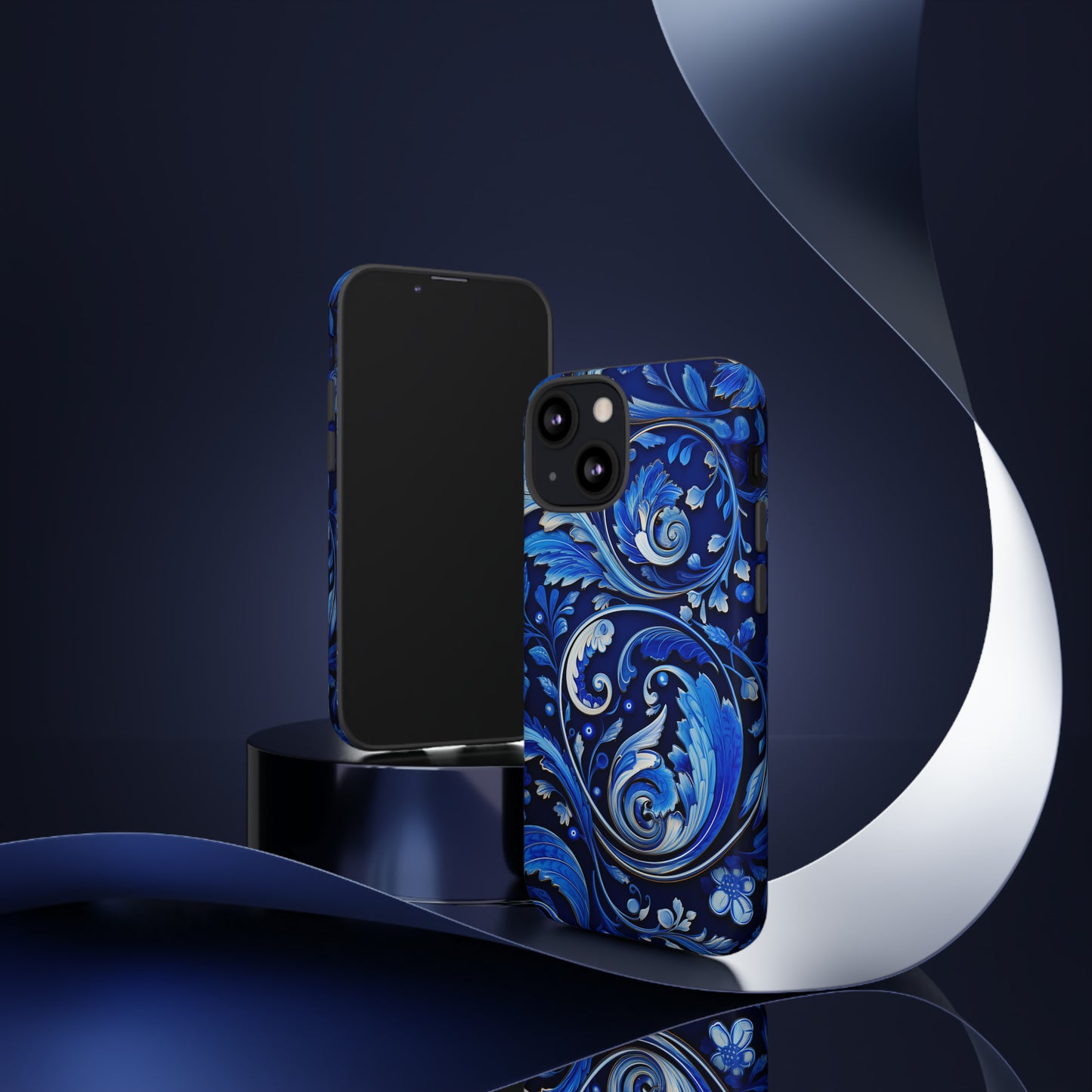 Royal Blue Paisley - Tough Cases