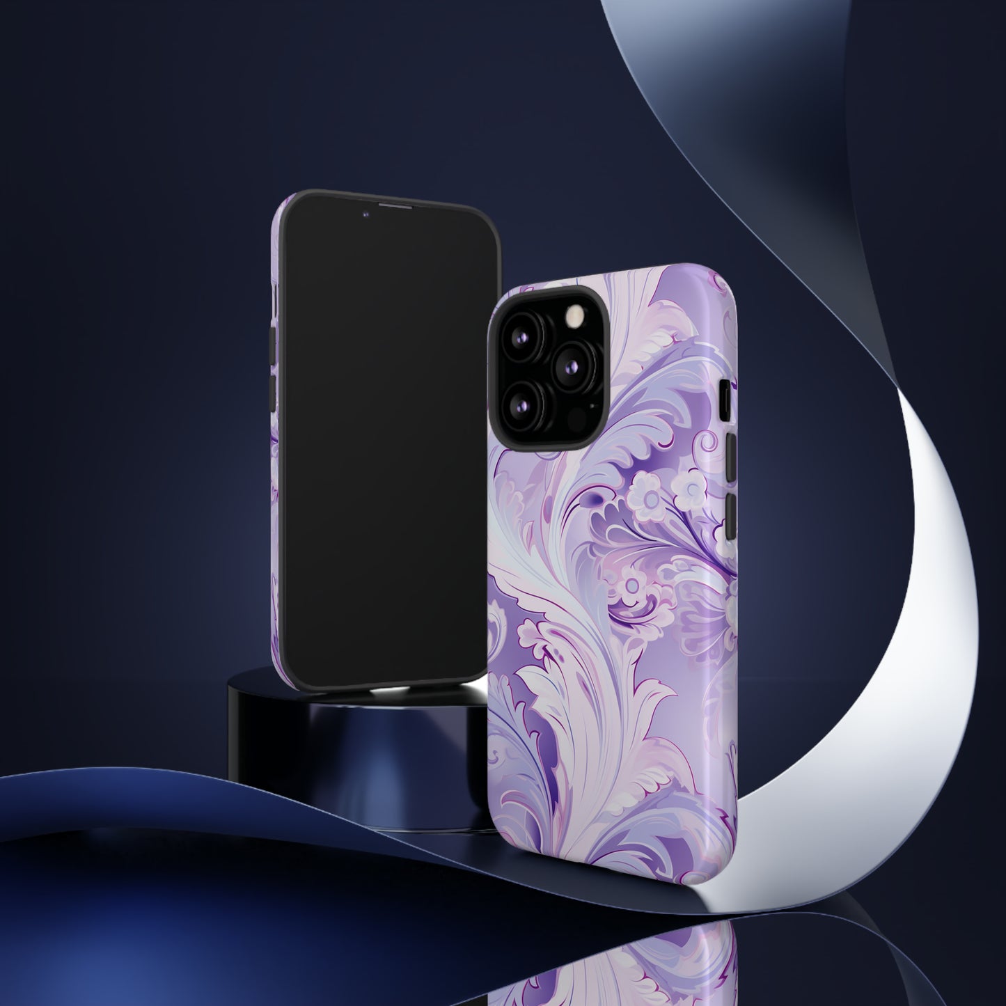 Pastel Lilac Paisley - Tough Cases