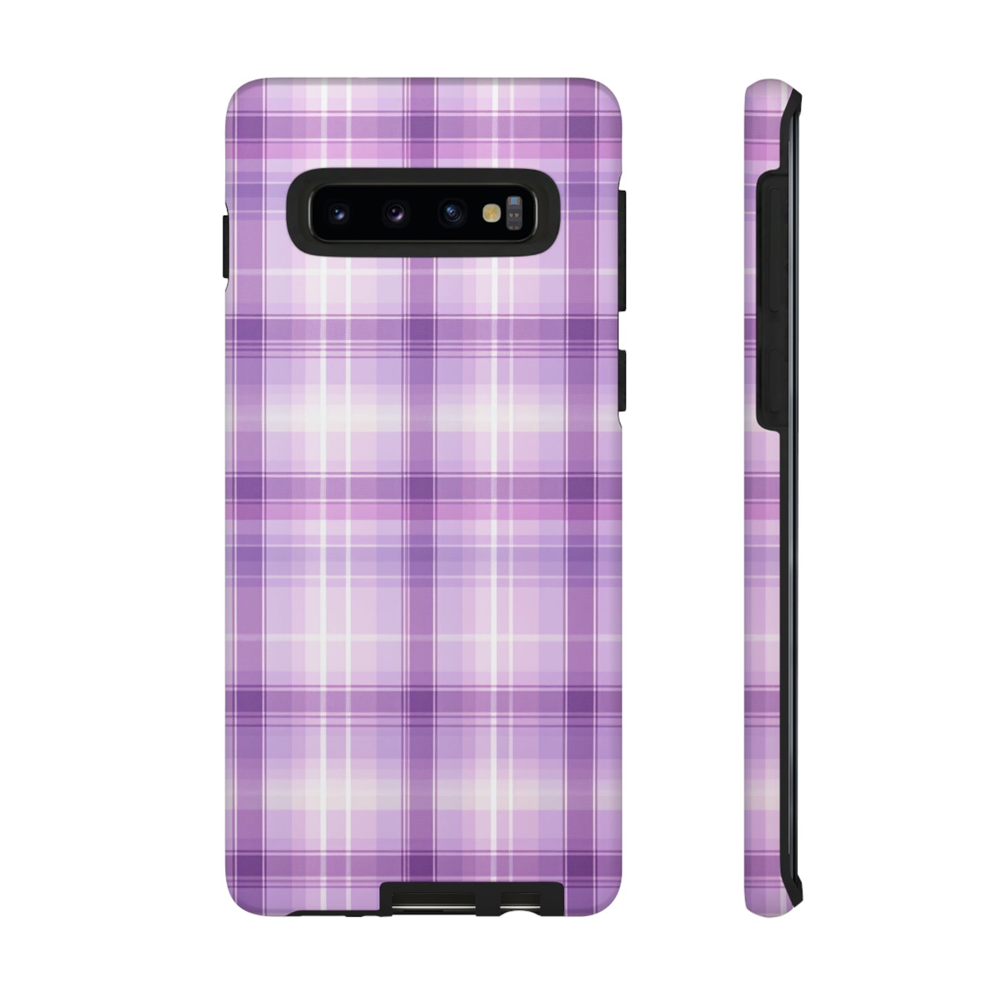 Pastel Lilac Tartan - Tough Cases