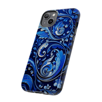 Royal Blue Paisley - Tough Cases