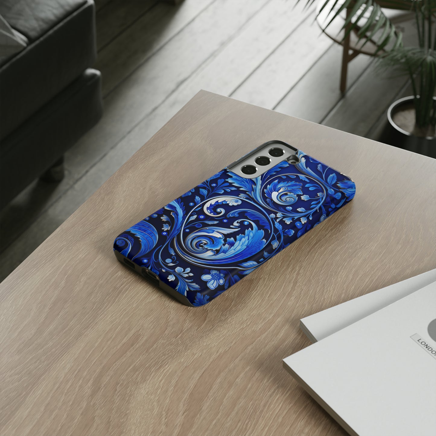 Royal Blue Paisley - Tough Cases