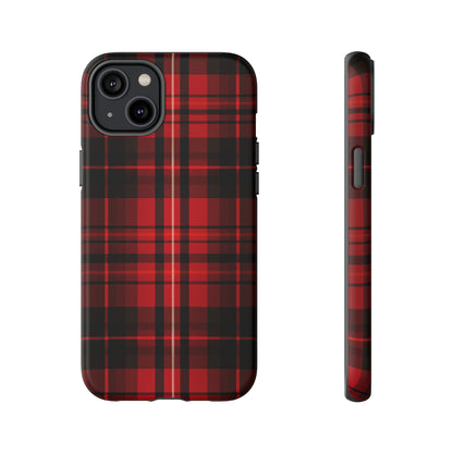 Cherry Red Tartan - Tough Cases