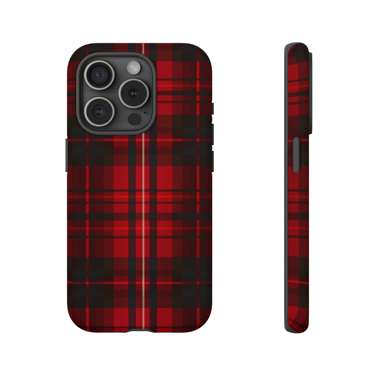 Cherry Red Tartan - Tough Cases