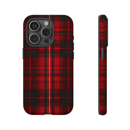 Cherry Red Tartan - Tough Cases