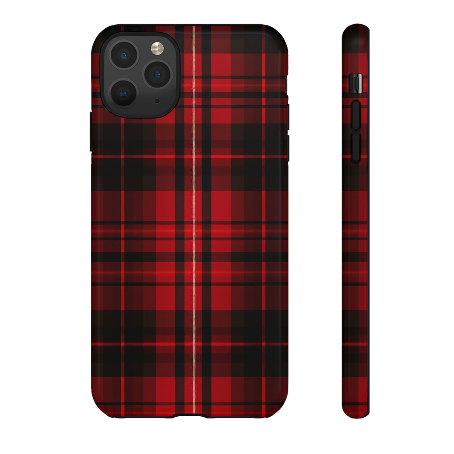 Cherry Red Tartan - Tough Cases