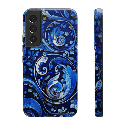 Royal Blue Paisley - Tough Cases