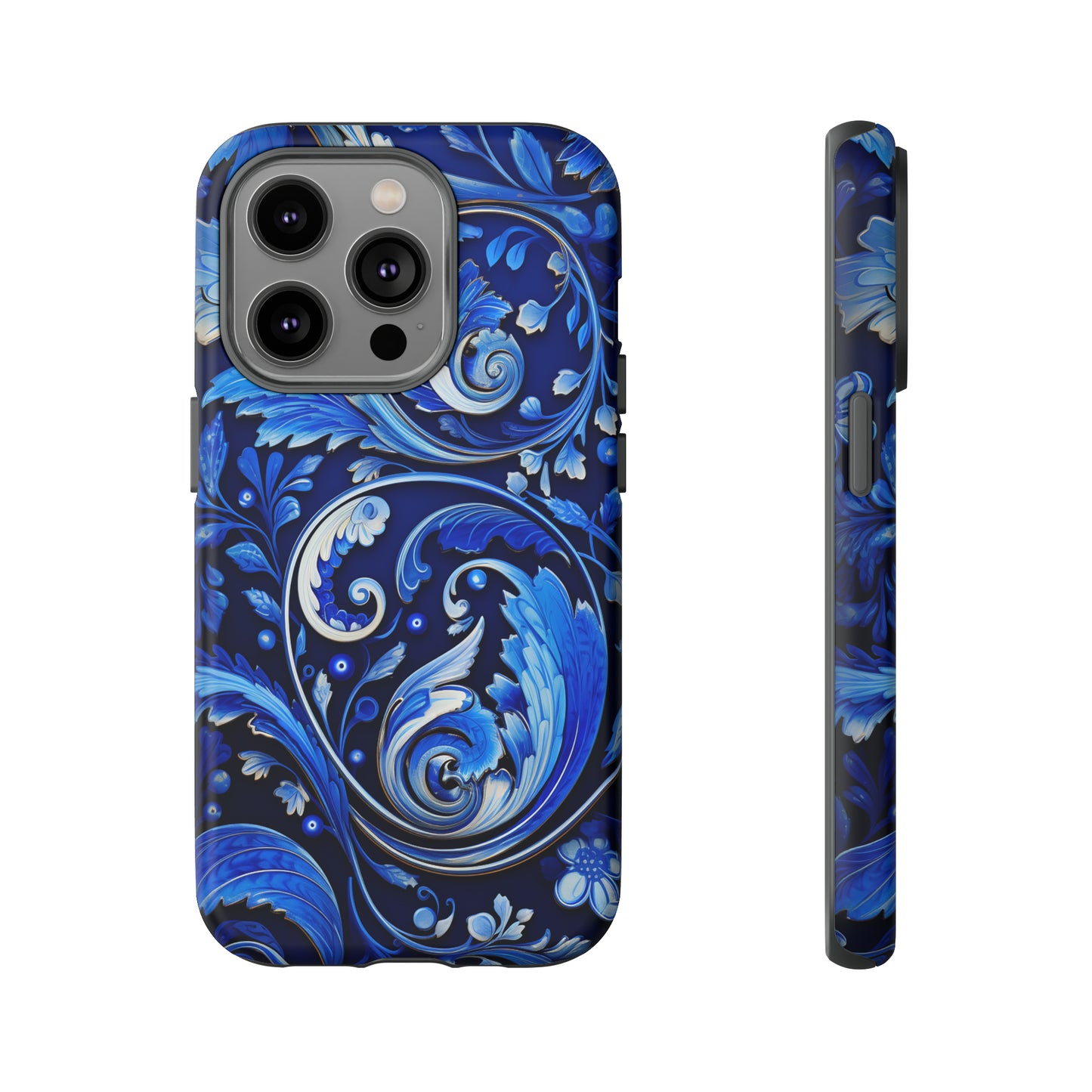 Royal Blue Paisley - Tough Cases