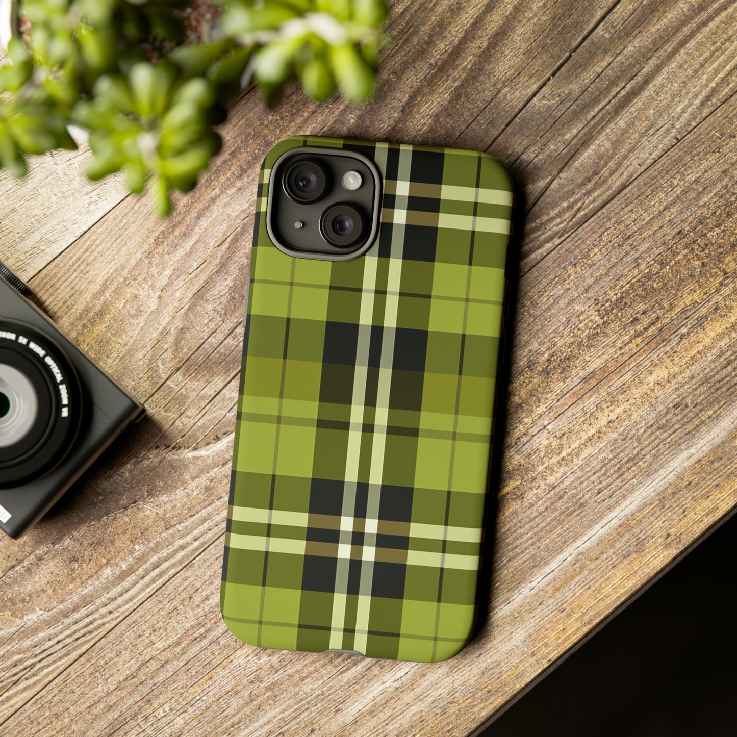 Pistachio Tartan - Tough Cases